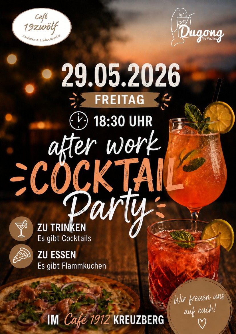 Plakat Dugong meets Café 19zwölf